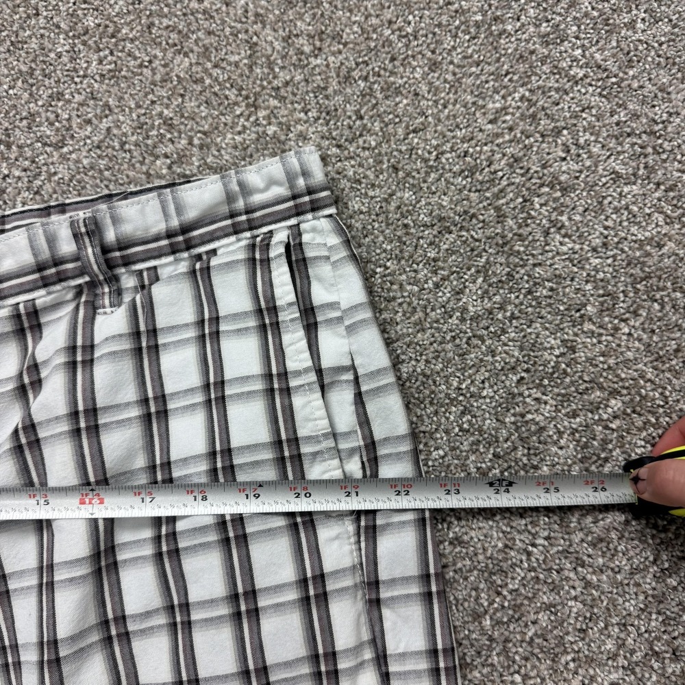 Dickies Cargo Shorts Mens 40 Gray Plaid Relaxed Pockets Workwear Casual Summer - Picture 10 of 13